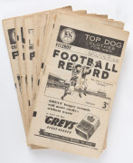 The Football Record: 1948 editions for the Home-and-Away Rounds 1, 2, 3, 4, 5, 6, 8, 9, 11, 12, 15, 16 and 18. (Total: 13).&nbsp;Mixed condition. - 2