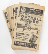 The Football Record: Special editions for the 1949 State of Origin Game, June 25 (Victoria v Western Australia); the 2nd Semi-Final (North Melbourne v Carlton); the [Prelim.] Final (Essendon v North Melbourne and the Grand Final (Carlton v Essendon) with - 2