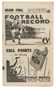 The Football Record: Special editions for the 1957 State-of-Origin Match, July 20 (Victoria v South Australia);&nbsp; 1st Semi-Final (Hawthorn v Carlton); the [Prelim.] Final (Hawthorn v Melbourne) and the Grand Final (Essendon v Melbourne). (Total: 4). Mixed - 2