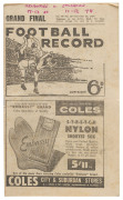 The Football Record: Special editions for the 1959 State-of-Origin Match, June 20 (Victoria v West Australia);&nbsp; the Night Match Sept 7 (St.Kilda v Hawthorn); the 1st Semi-Final (Collingwood v Essendon); the 2ns Semi-Final (Melbourne v Carlton); the [Preli