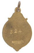 MELBOURNE CRICKET CLUB, undated membership badge with Melbourne Coat of Arms at centre, made by Bowman Limited, London, No. 524. The first badge issued by the club. - 2