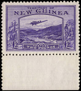 1935 (SG.204) 2 POUND Bulolo Airmail, superb marginal example MUH.