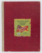 "DERBY DAY - THE UP-TO-DATE RACING GAME": c.1915 National Game Company dice-based board game with brightly coloured printed design; the board edges with some wear & blemishes and outer covers lightly rubbed, however internal graphics are fresh and largely - 2