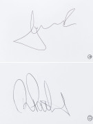 AUTOGRAPH BOOKS: 1996-2002 group of dated notebooks (5) with c.340 signatures of club & Test Match players noting Joel Garner, Sunil Gavaskar, Graeme Pollock, Michael Holding, Shane Warne, Adam Gilchrist, Shoaib Akhtar, Barry Richards, Tom Graveney, Jeff