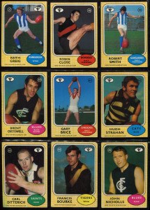 1972 Scanlens "Footballers", complete set [66]. VG to VF.