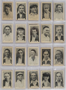 1926-48 CRICKET CARDS: complete sets comprising 1926 Players "Cricketers, Caricatures by RIP" [50]; 1928 Wills "Cricketers" [50]; 1932 Godfrey Phillips "Test Cricketers 1932-1933" [38], 1936 Churchman "Cricketers" [50], 1947 Radio Fun (Amalgamated Press) - 2