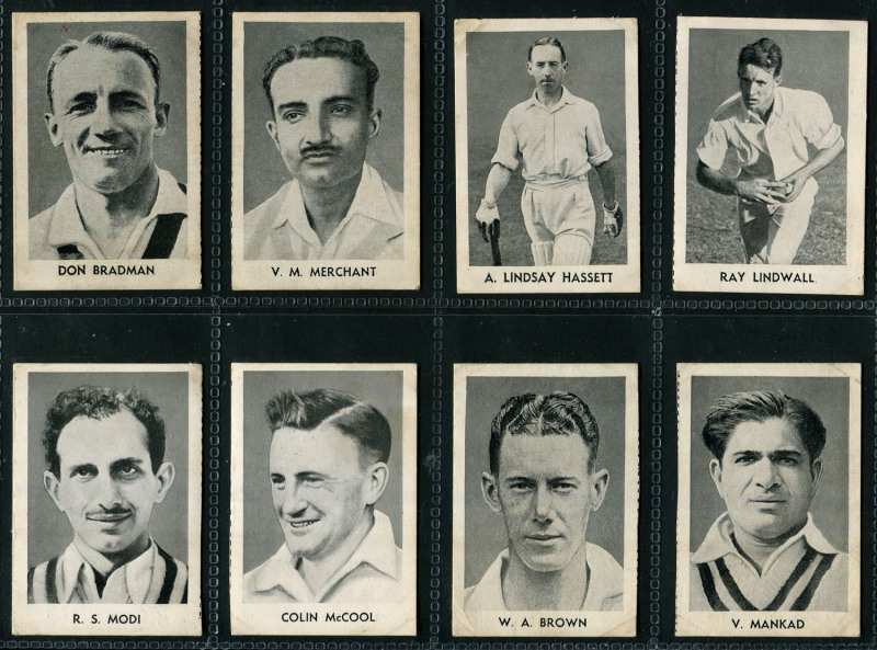 1947 Radio Fun (Amalgamated Press) "Famous Test Cricketers", complete set [24]. Mainly G/VG. Scarce.