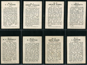 1947 Radio Fun (Amalgamated Press) "Famous Test Cricketers", complete set [24]. Mainly G/VG. Scarce. - 4