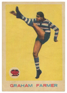 GEELONG: 1964 Scanlens "Footballers" No.2 Graham "Polly" Farmer. VG/Exc.