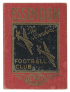 ESSENDON: Member's Season Ticket for 1949, No 5751, with fixture list & hole punched for each game attended. Good condition. [Another Premiership Year - Essendon's 9th Premiership]