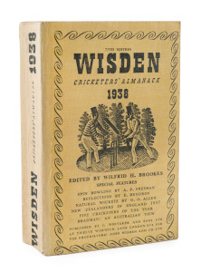 1938 WISDEN'S ALMANACK, original linen cloth cover edition, complete.