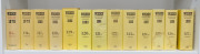 1946-2007 LIBRARY OF WISDEN'S: intact run comprising 62 editions, 1947-1974 softbound, 1975-2007 hardbound with dustjackets; condition of 1946-54 editions a bit variable, 1955-2007 generally above-average condition other than a few copies with water stain - 4