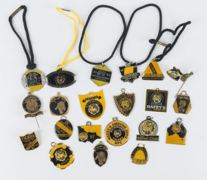 RICHMOND: A collection of badges, pins and membership medallions, circa 1970s-2000s. (22).