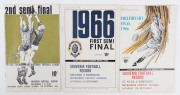 The Football Record: Special editions for the 1966 1st Semi-Final (Geelong v Essendon); the 2nd Semi-Final (Collingwood v St.Kilda);&nbsp; the Prelim. Final (St.KIlda v Essendon) and the Grand Final (Collingwood v St.Kilda). (Total: 4).&nbsp;St.Kilda 10.14 (74) won - 2