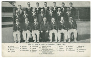 AUSTRALIA 1961: The Australian team long-sleeved jumper issued to BRIAN BOOTH, with his name ("BOOTH B.") in ink on the manufacturers label; match worn. Offered together with an official postcard of the team and an official team sheet signed by Booth and - 3