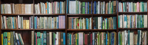 A CRICKET LIBRARY: A large quantity of books, mainly about Australian cricket and cricketers but also strong in English content. Mixed condition and with a degree of duplication, but includes many useful books in hard cover and with dust jackets. Inspection will reward. (100s).