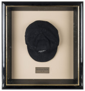 RICHARD HADLEE, NEW ZEALAND TEST CAP, circa 1988 Richard John HADLEE (Canterbury, Nottinghamshire, Tasmania & New Zealand, 1971-90). New Zealand black cloth Test Team cap, by Albion C&D of Australia, with embroidered "silver fern" emblem of New Zealand to - 2