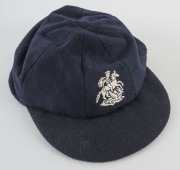 ALLAN JOSEPH LAMB'S M.C.C. ENGLISH TOURING CAP with embroidered St. George & Dragon emblem to front of cap. The internal label with A.J.Lamb printed. [Lamb played in 79 Tests for England, scoring 4,656 Test runs at 36.09 with a highest score of 142.] Attr - 4