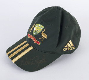 NATHAN BRACKEN autograph on Australian One-Day Cap (by Adidas).