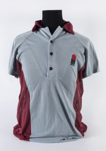 JOEL GARNER'S WORLD SERIES CRICKET West Indies One Day International shirt with WSC logo, from the 1981-82 Tri Series, which the West Indies won. Provenance: The Kevin O'Dowd Collection.