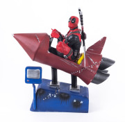DEADPOOL Marvel Factory Entertainment Premium Motion Statue #3 Rocket Ride in original box - 2
