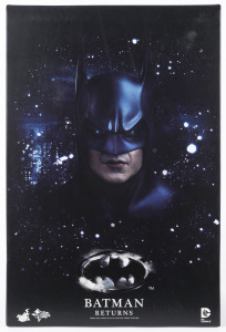 BATMAN RETURNS DC Comics Hot Toys Movie Masterpieces 1/6 scale Batman collectible figure in box, MMS 293
