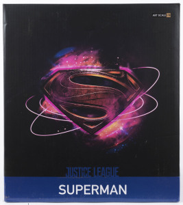 SUPERMAN Iron Studios Justice League Superman statue, 1/10 scale in origin box