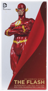 THE FLASH DC Comics icon limited edition statue sculpted by Gentle Giant Studios in cold-cast porcelain with original box