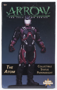 ARROW The Television Series THE ATOM Icon Heroes collectible statue paperweight in original box