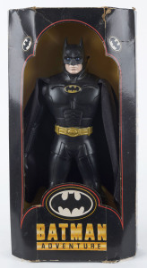 BATMAN ADVENTURE Michael Keaton as Batman figurine by Kenner circa 1992, unused in original box, box showing signs of damage and age