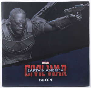 CAPTAIN AMERICA Marvel Civil War FALCON statue, Iron Studios, 1/10 scale in original box