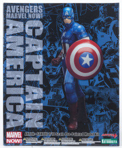 CAPTAIN AMERICA Avengers Marvel Now! ARTFX Captain America statue, 1/10 scale pre-painted model kit in original box