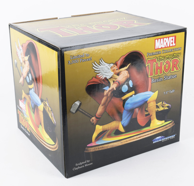 THE MIGHTY THOR Marvel Premier Collection resin statue sculpted by Clayburn Moore for Diamond Select Toys, limited to 3000 pieces in original box