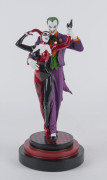 BATMAN DC Comics THE JOKER & HARLEY QUINN collector statue sculpted by Tim Bruckner, cold-cast porcelain, second edition in original box, 31.75cm high - 2
