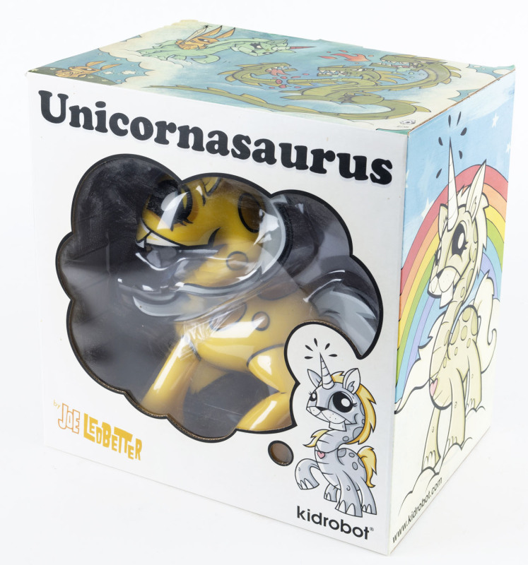 KIDROBOT UNICORNASAURUS statue by Jo Ledbetter, in original box