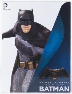 BATMAN v SUPERMAN DAWN OF JUSTICE DC Comics collector's statue sculpted by James Marsano in cold-cast porcelain, in original box, 35.56cm high.