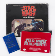 STAR WARS Intergalactic Passport; together with The Star Wars Portfolio by Ralph McQuarrie, and Sta Wars Blueprints (3 items)