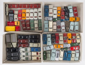 Collection of German plastic model cars, truck and industrial vehicles, (234 items), very good to near mint condition, the largest 14cm long