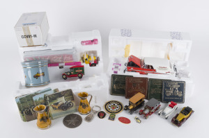 Model cars, place mats, ceramics and trinkets (15+ items)