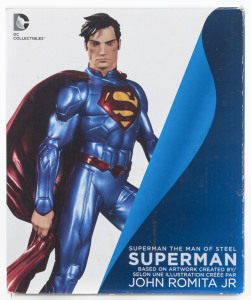 SUPERMAN DC Comics The Man Of Steel, DC Collectibles figure, in box, 18.097cm high