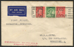 Australia: Aerophilately & Flight Covers: 15 June 1937 (AAMC.740) Normanton - Burketown flown cover, carried by North Queensland Airways.