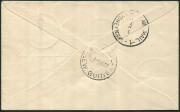 NEW GUINEA - Aerophilately & Flight Covers: 1938 (May 30) New Zealand despatch for Carpenter Airlines&nbsp;Australia-Salamaua-Australia "boomerang" service, flown cover (AAMC.P134b), attractively franked with issues from New Guinea, Australia & New Zealand, RA - 2