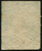 VICTORIA: 1858 (SG.73) Rouletted 6d bright blue Queen on Throne, fine used, Cat.&pound;18. - 2