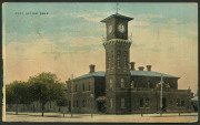 VICTORIA - Postmarks: 1908 (Nov. 4) PPC to Switzerland with QV 1d pink tied by BN '773' cancel (Rated 'SS') with FLYNN'S CREEK/VICTORIA datestamp alongside (Rated 2R), view side shows "Post Office, Sale". - 2