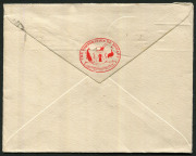 Australia: Postal History: 1922 (Feb.11) Corporation of Hobart cover to New Town (Tas) with KGV 2d Orange tied by HOBART machine cancel. - 2
