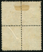 Australia: Australia: Postage Dues: 1902-04 Completed Design 1d Perf. 11½-12x11, block of 4, lower-left unit with variety "White flaw to right of 'Y' of 'PENNY'", each unit cancelled with PARCEL POST/PERTH 'MR7/07' datestamp, BW: D16e. - 2