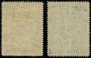 TASMANIA: 1899-1900 (SG.232) 2&frac12;d indigo (2) one in a lighter steel-blue shade, fine mint, Cat &pound;44. - 2