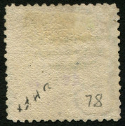 VICTORIA: 1863-73 Laureates (SG.112) 8d orange, unusually wide margins at left & at right, fine used, Cat. &pound;120. - 2