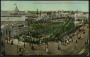 GREAT BRITAIN - Postal History: 1908 Valentine's Series PPC for Franco-British Exhibition showing "Canadian Toboggan", postally used with 'BALLYMACLINTON/OC19/08/SHEPHERDS BUSH EXHIBITION.W' datestamp (Ballymaclinton was an "Irish village" set up for the - 2