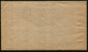 GREAT BRITAIN - Postal History: 1946 (Jan.24) cover to Isle of Arran with fine CORRIE/BRODICK ISLE OF ARRAN' arrival datestamp, undelivered as recipient deceased, and returned to vendor with 1d Due added tied by HUDDERSFIELD datestamp. - 2